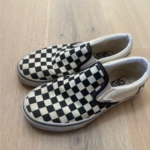 Vans classic Black and White Checkered Slip-On Sneakers